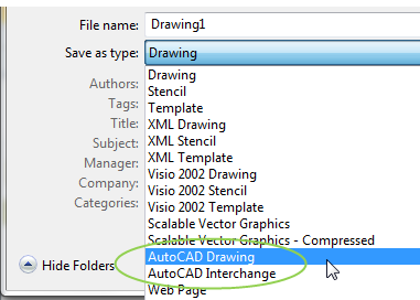 Salvar como desenho do AutoCAD ou AutoCAD Interchange Salvar como desenho do AutoCAD ou AutoCAD Interchange