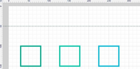 Attaching shapes to guides