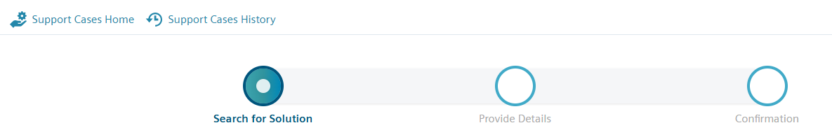 Search for solution Search for solution